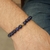 PULSEIRA PEDRAS NATURAIS BOLAS 8MM ENTREMEIO - PURE ACESSÓRIOS