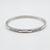 PULSEIRA BRACELETE RIVIERA TRILHO DUPLO EM AÇO - comprar online