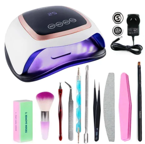 Cabina Para Uñas Care By Gadnic Future V3 Base Desmontable 18,8w Panel Digital Táctil Blanco