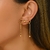 Imagem do Brincos Laços Pendentes em Aço Inoxidável Banhado a Ouro 18k