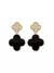 Brinco Folheado a Ouro 18k Com Zircônia e Resina Inspiração - comprar online