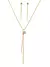 Conjunto Colar e Brinco Folheado a Ouro 18k Ponto de luz Com Fios - comprar online