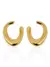 Brinco Folheado a Ouro 18k dois aros - comprar online