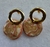 Coleção Toque Suave - brincos em círculo liso 2cm, banhados a ouro 18k