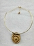 Coleção Caminhos de Terra e Luz - Chocker banhado em ouro 18K espiral