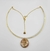 Coleção Toque Suave - Chocker banhada a ouro 18K -