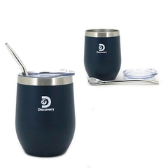 Mate con tapa antiderrames y bombilla incluida - comprar online