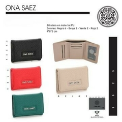 Billetera Ona saez compacta