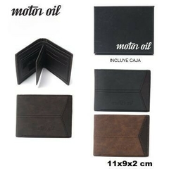 Billetera hombre Motor Oil