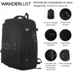 Mochila de compresión al vacio Travel Go