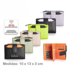 Billetera Barbara con RFID - comprar online