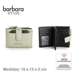 Billetera Barbara con RFID - A la Aventura