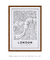 Quadro Decorativo Mapa de Londres - comprar online
