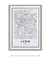Imagem do Quadro Decorativo Mapa de Lyon