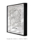 Quadro Decorativo Mapa de Lyon - loja online