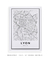 Quadro Decorativo Mapa de Lyon - Meu Mapa