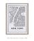 Imagem do Quadro Decorativo Mapa de Nova York