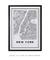 Quadro Decorativo Mapa de Nova York - Meu Mapa