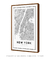 Quadro Decorativo Mapa de Nova York - comprar online