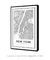 Quadro Decorativo Mapa de Nova York na internet