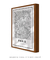Quadro Decorativo Mapa de Paris na internet