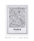 Quadro Decorativo Mapa de Paris - Meu Mapa