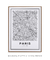 Quadro Decorativo Mapa de Paris - comprar online