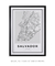 Quadro Decorativo Mapa de Salvador - Meu Mapa