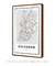 Quadro Decorativo Mapa de Salvador - comprar online