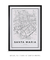 Quadro Decorativo Mapa de Santa Maria - Meu Mapa