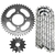 Kit Transmissão Ybr 125 2009 aço 1045 Smartfox