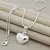 Colar Feminino Prata 925 Esterlina Coração (IMPORTADO) na internet
