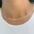 Choker malha pipoca - Prataê