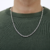 Corrente Masculina Bali Ponto Peruano 3,5mm em Prata 925 - Prataê
