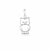 Pingente Coruja Prata 925 - comprar online