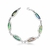 Pulseira Com Ovais Pedra Abalone Prata 925 - comprar online