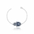 Pulseira Mão De Fatima Azul Prata 925 - comprar online