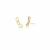 Brinco Earcuff Com Corações Vazados Folheado A Ouro - comprar online