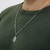 Corrente Masculina com Pingente Nossa Sra. Das Graças em Aço Inoxidável - Prataê