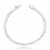 Pulseira Riviera Com Zircônias Coração Prata Legitima - comprar online