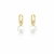Brinco 2em1 Perola Shell Com Zirconias Folheada A Ouro - comprar online
