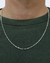 Corrente Masculina Elos Retangulares 2mm em Prata 925 na internet