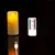Velas de carga USB led decorativo, 1 ou 3 peças, controle remoto
