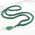 Natural malaquita pedra frisado colares e pulseiras - loja online