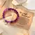Conjunto ametista coluna hexagonal colar e pulseira - loja online