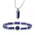 Pulseira e colar de lápis-lazúli natural 2 tamanhos - loja online