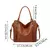 Conjunto de bolsa de couro para mulheres, bolsa de grande capacidade