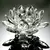 Estatueta de flor de lótus de cristal na internet