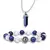 Pulseira e colar de lápis-lazúli natural 2 tamanhos - Era Zen 8