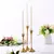 Conjunto de 3 castiçais de mesa vintage elegantes - comprar online